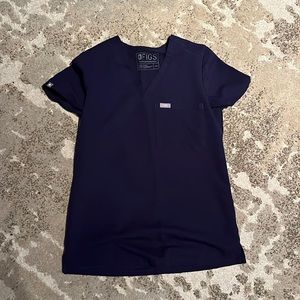 Figs Catarina one pocket scrub top XXS navy